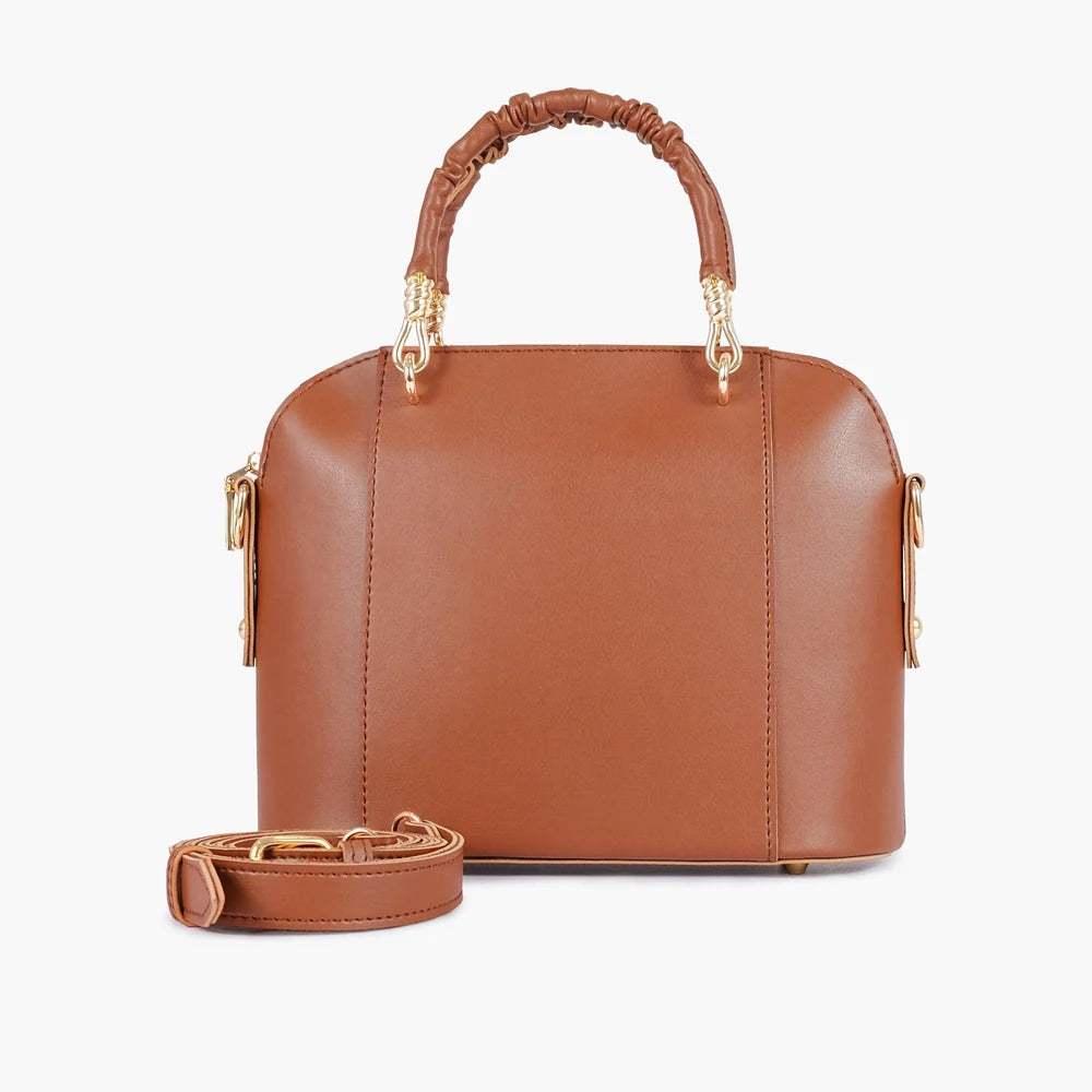 Brown small evening bag