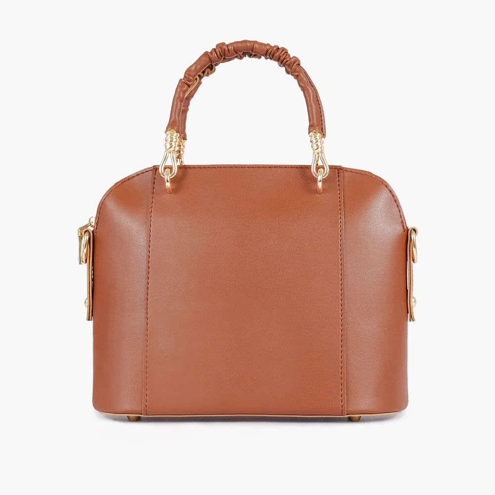 Brown small evening bag