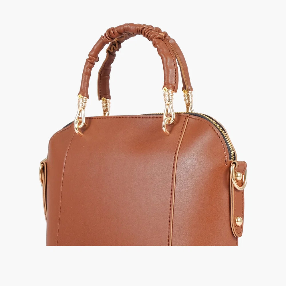 Brown small evening bag