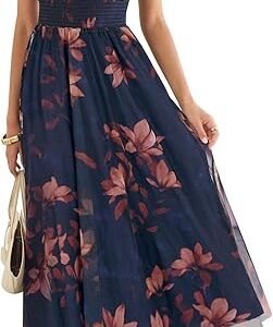 ANRABESS Womens Summer Floral Dress