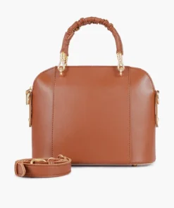 Brown small evening bag